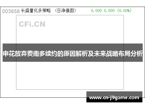 申花放弃费南多续约的原因解析及未来战略布局分析